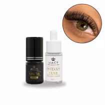 Imagem do produto Kit Macy Cola Adesivo Para Extensão de Cílios Nano Tek 3ml e Finalizador Instant Cure 20ml