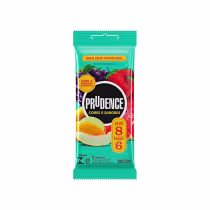 Imagem do produto Preservativo com Cor e Sabor - Mix | 8 Unidades | Prudence