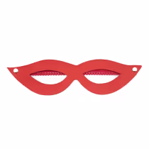 Imagem do produto Máscara Tiazinha - Cor: Vermelho | Brasil Fetiche