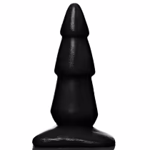 Imagem do produto Plug Anal Escalonado - 11,8 x 4,1cm | Cor: Preto | Butt Plug