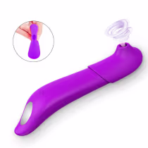 Imagem do produto Vibrador com 9 Vibrações e Capa - Roxo | S-Hande Youmis
