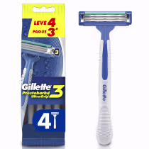 Imagem do produto Aparelho de Barbear Descartável Gillette Prestobarba UltraGrip3 c/4 Unidades