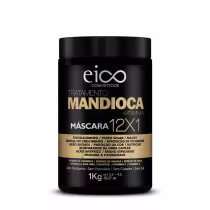 Máscara Capilar Eico Tratamento Mandioca + Vitaminas, 1kg.