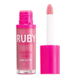Gloss labial Eletric Glaze, da marca Ruby Kisses.