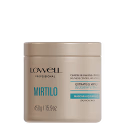 Máscara Capilar Mirtilo, da marca Lowell.