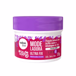 Pomada Modeladora Salon Line #todecacho Ultra Fix. Volumetria de 120g.