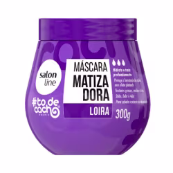Máscara Matizadora Salon Line #todecacho Loira. Volumetria de 300g.