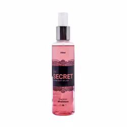 A imagem mostra o body splash The Secret da marca A Sós com 200ml