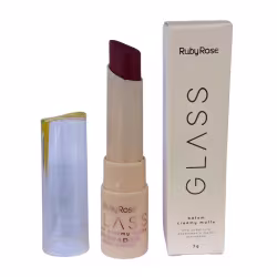 Batom Ruby Rose Glass Creamy Matte