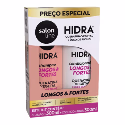 Kit Salon Line Hidra Longos & Fortes Duo. 2 produtos.