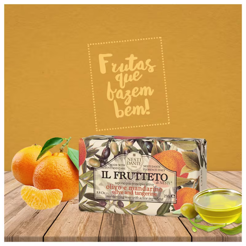Nesti Dante Il Frutteto Oliva e Tangerina - Sabonete em Barra 250g