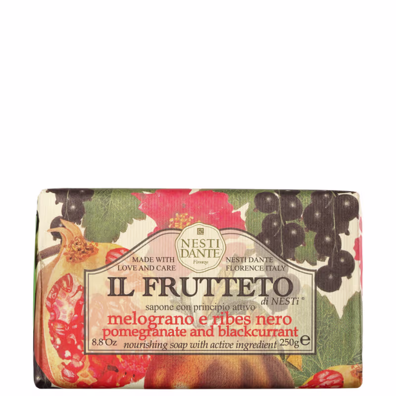 Nesti Dante Il Frutteto Romã e Groselha Preta - Sabonete em Barra 250g