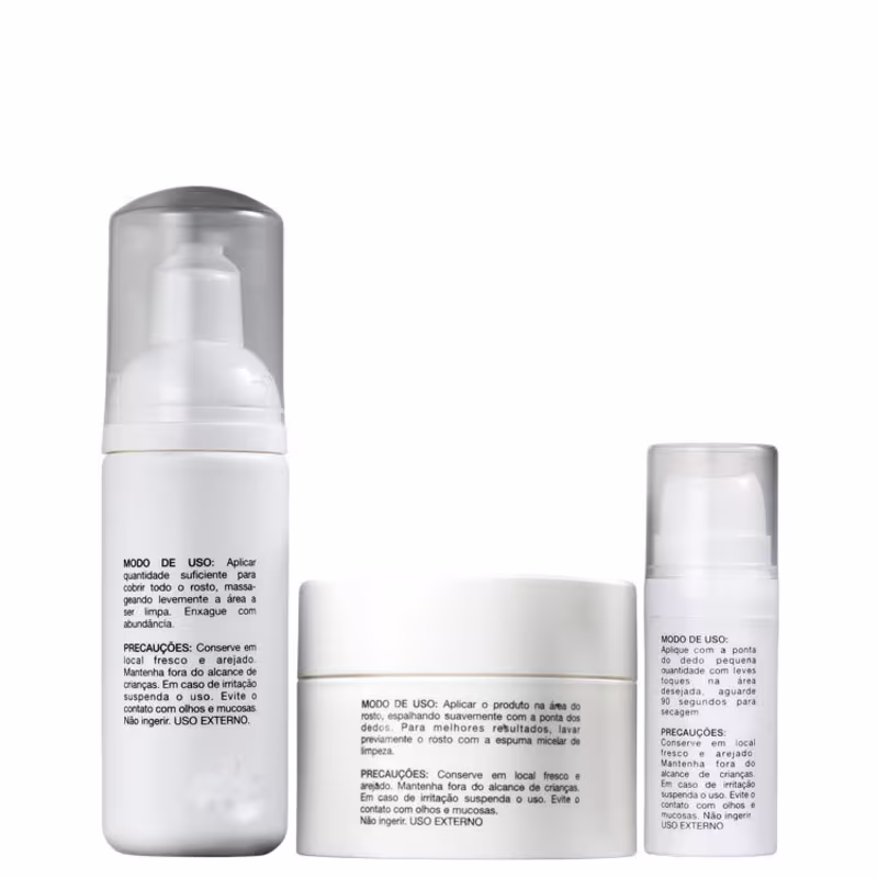 Kit Men.Skin Redutor de Linhas Trio (3 Produtos)