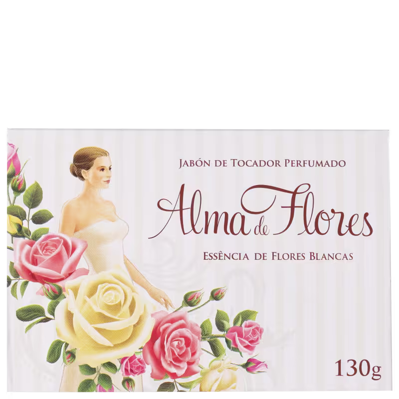 Alma de Flores Essência de Flores Brancas - Sabonete em Barra 130g