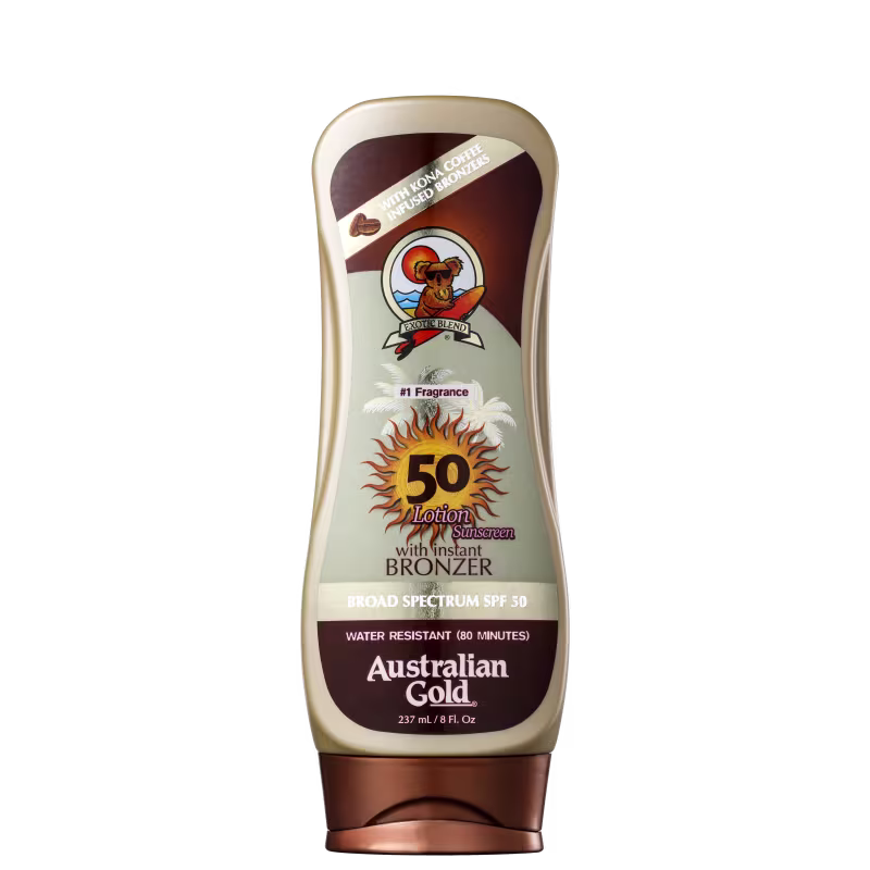 Australian Gold Lotion Kona Coffee FPS 50 - Protetor Solar em Loção 237ml