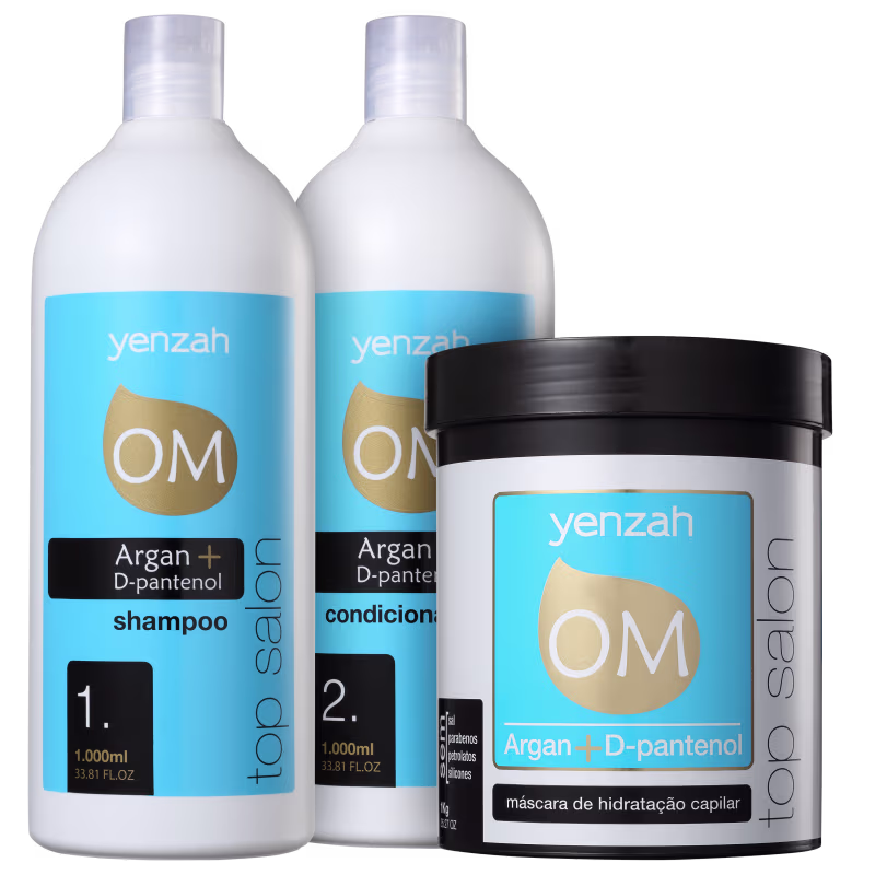 Kit Yenzah OM Top Salon Trio (3 Produtos)