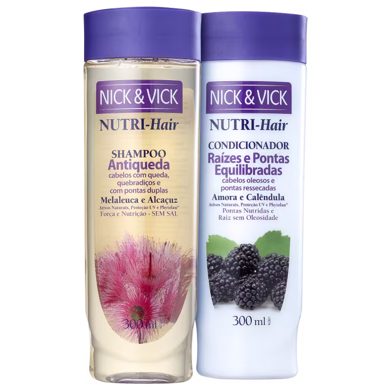 Kit Nick & Vick NUTRI-Hair Cabelos Fortes (2 Produtos)