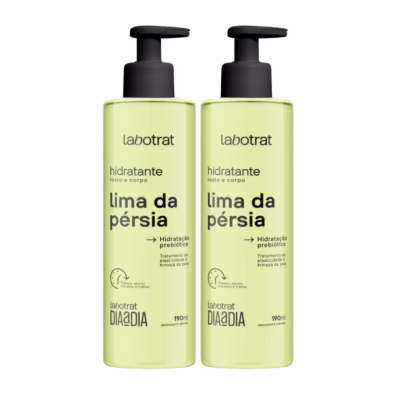 Kit 2 Hidratante Rosto Corpo Nutre Lima da Pérsia Labotrat