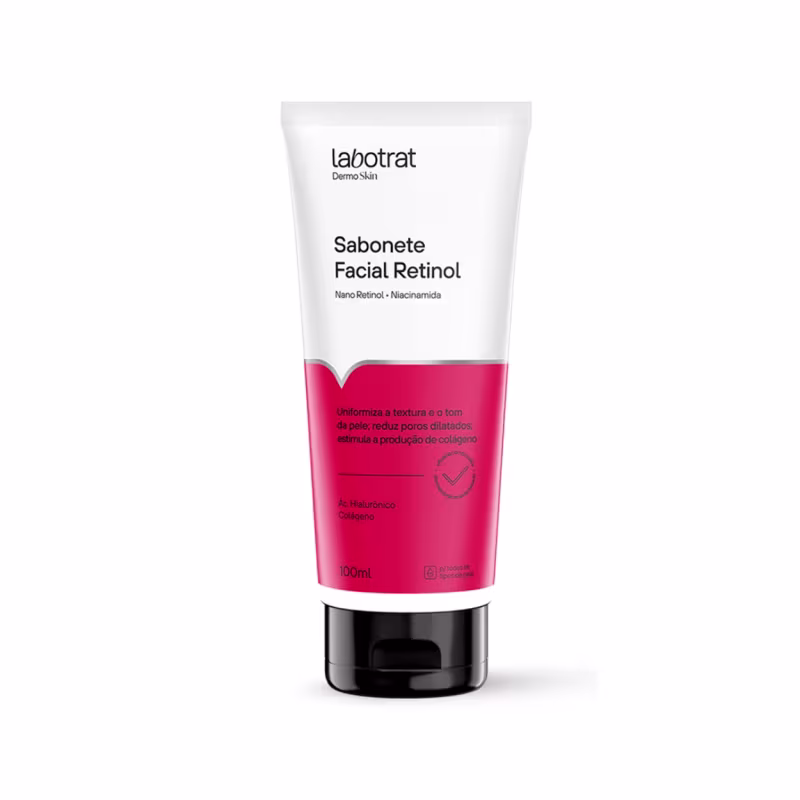 Sabonete Facial Retinol Colágeno Dermo Skin Labotrat 100ml