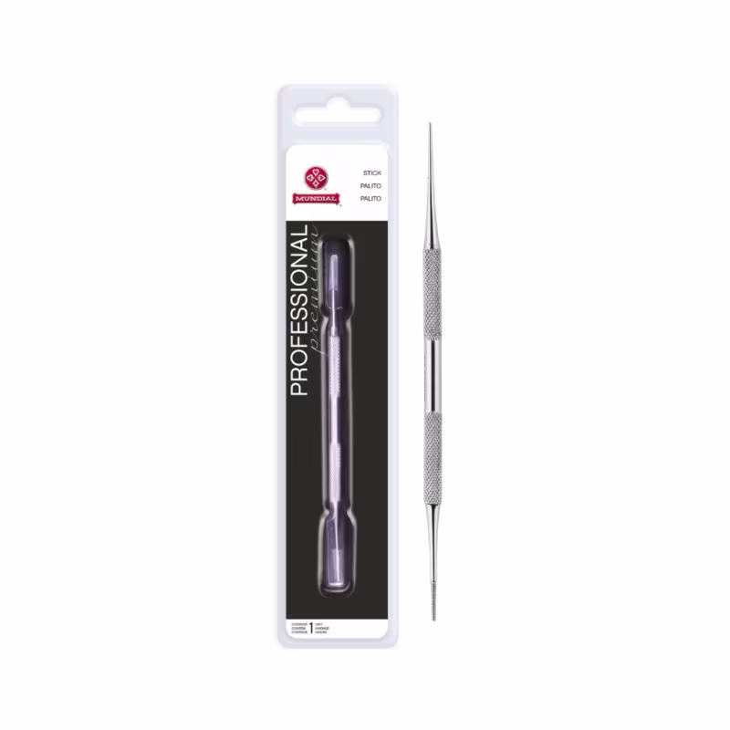 Kit 2 Palito Limpador Unhas Instrumento 375M Inox Mundial