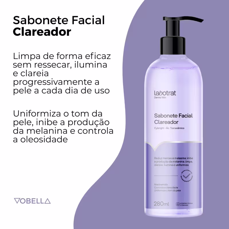 Sabonete Clareador Facial Dermo Niacinamida Labotrat 280ml
