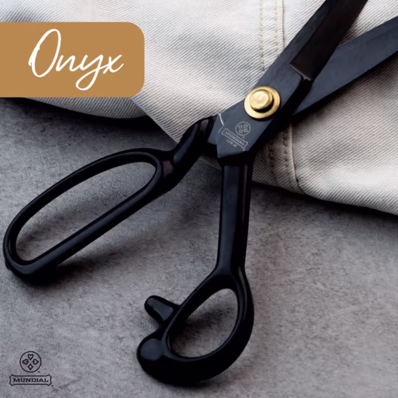 Tesoura Alfaiate Profissional Fio Liso Onyx Mundial 30,5cm