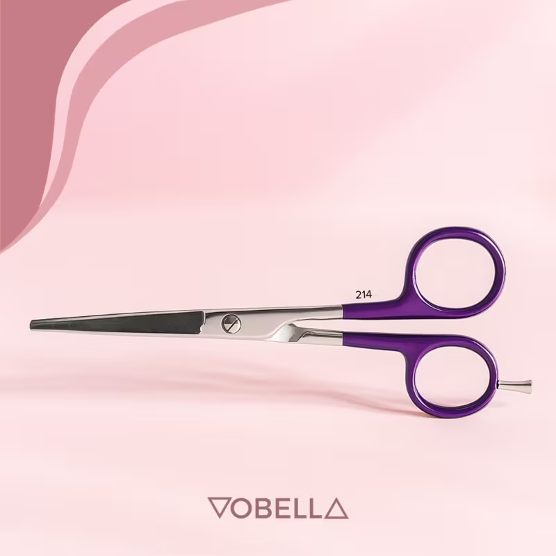 Tesoura Cabelo Profissional Silver Fio Navalha 214 Mundial