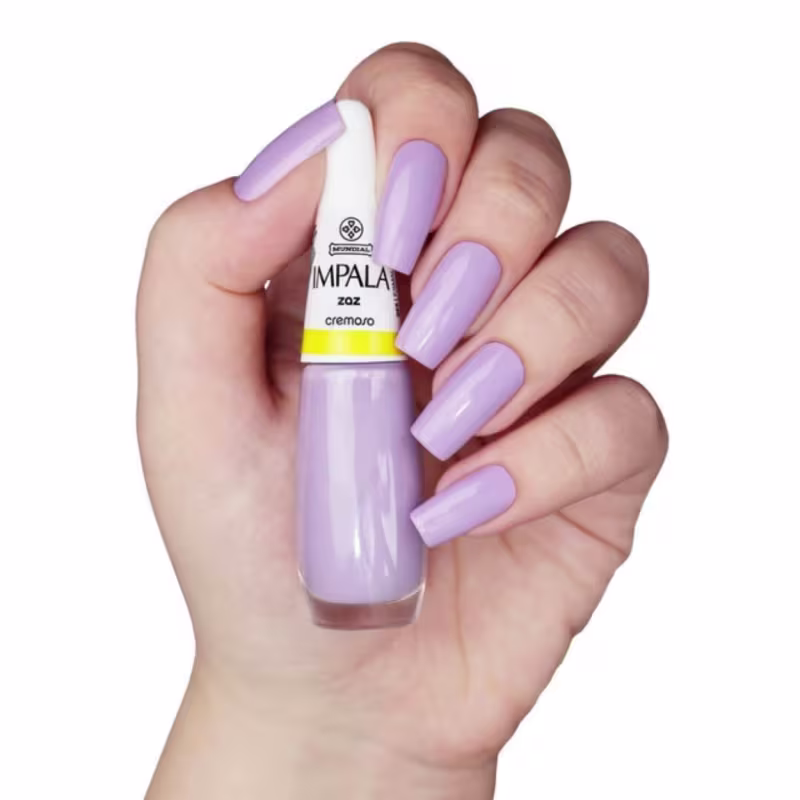 Kit 6 Esmalte Impala A Cor Da Sua Moda Zaz Cremoso Manicure
