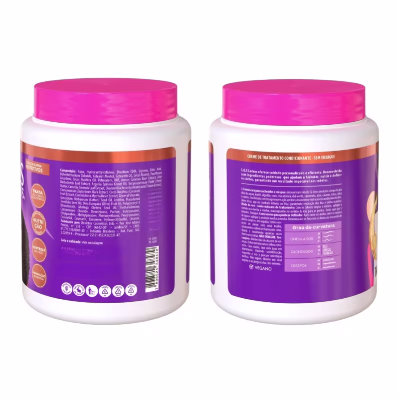 Kit Gelatina Definição + Creme 2 em 1 Super Óleos Salon Line