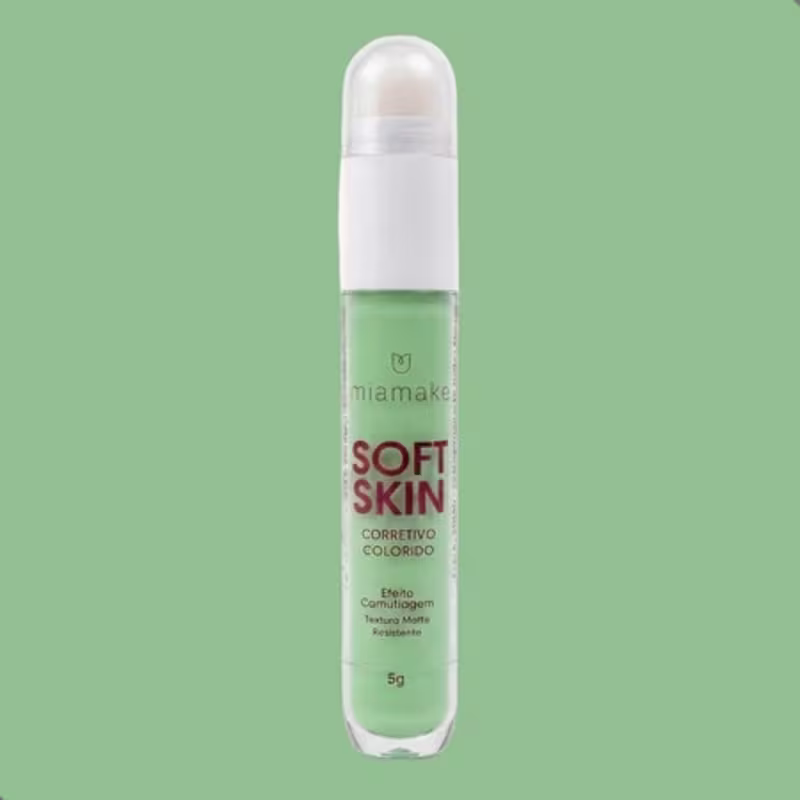 Corretivo Colorido Soft Skin - Mia Make - Verde