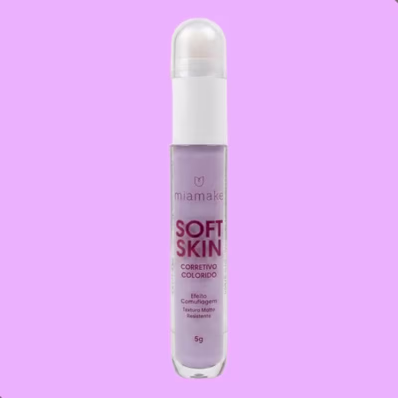 Corretivo Colorido Soft Skin - Mia Make - Lilás
