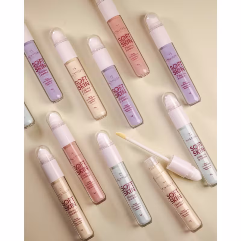 Corretivo Colorido Soft Skin - Mia Make - Lilás