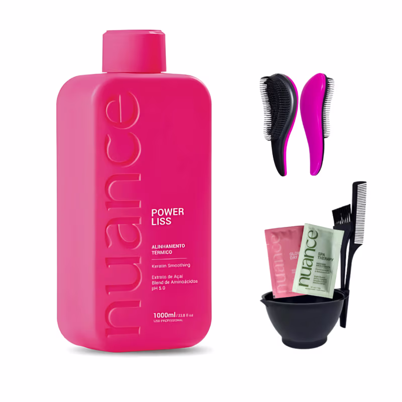 Selagem Escova Progressiva Power Liss Nuance 1L Antifrizz