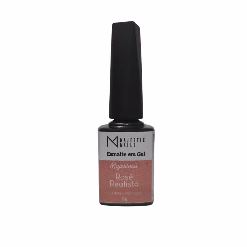 Esmalte Em Gel Unha Majestosa Majestic Nails Rosê Realista9g