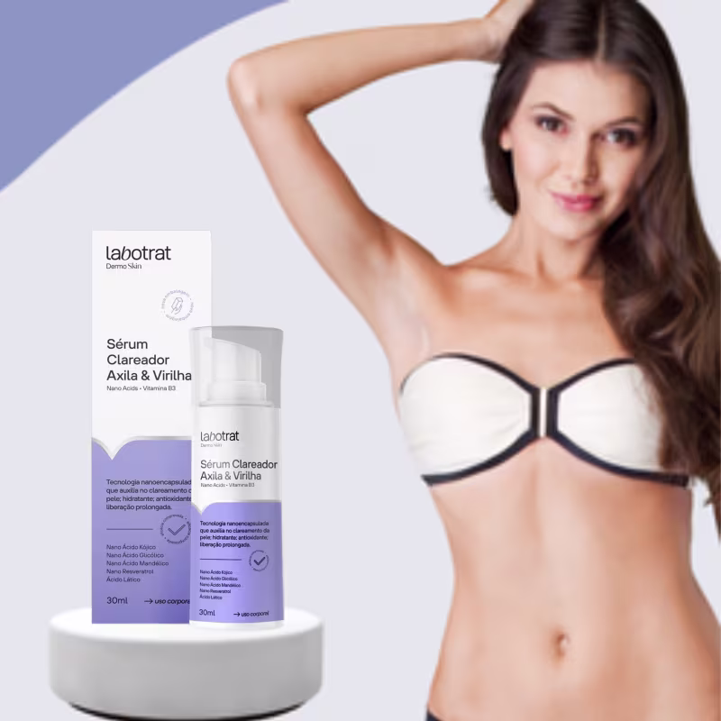 Kit Labotrat Clareador Potente Axila Virilha Sérum Inibidor