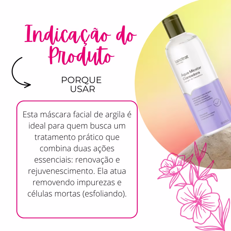 Kit Labotrat Sérum Clareador Axila Rosto Sabonete Micelar G