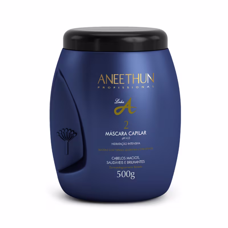 Kit Aneethun Hidratação Linha A Shampoo + Mascara + Spray + Creme de Silicone Cachos
