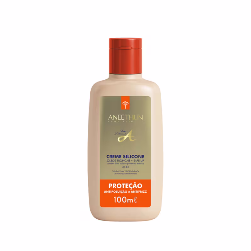 Kit Aneethun Creme de Silicone Tradicional + Antidanos + Proteção 100ml