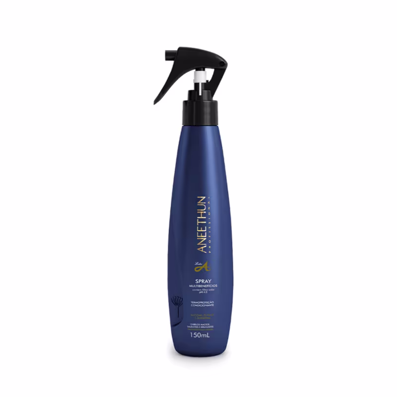 Kit Aneethun Hidratação Linha A Shampoo 1L + Mascara 500g + Spray + Creme de Silicone 250ml