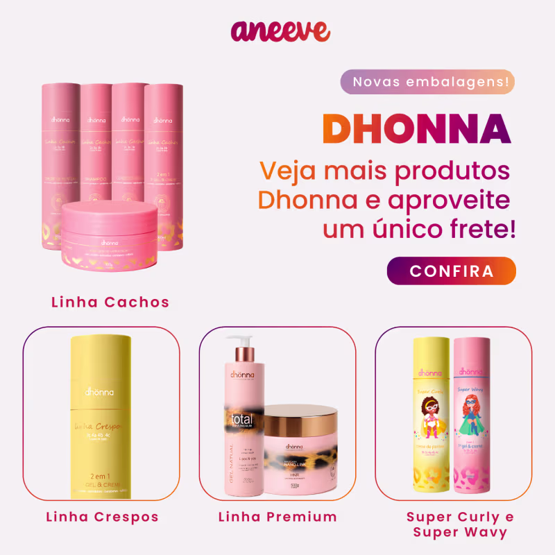 Mousse Cachos Infinity 170mL | Definição, Volume e Leveza para os Cachos - Dhonna