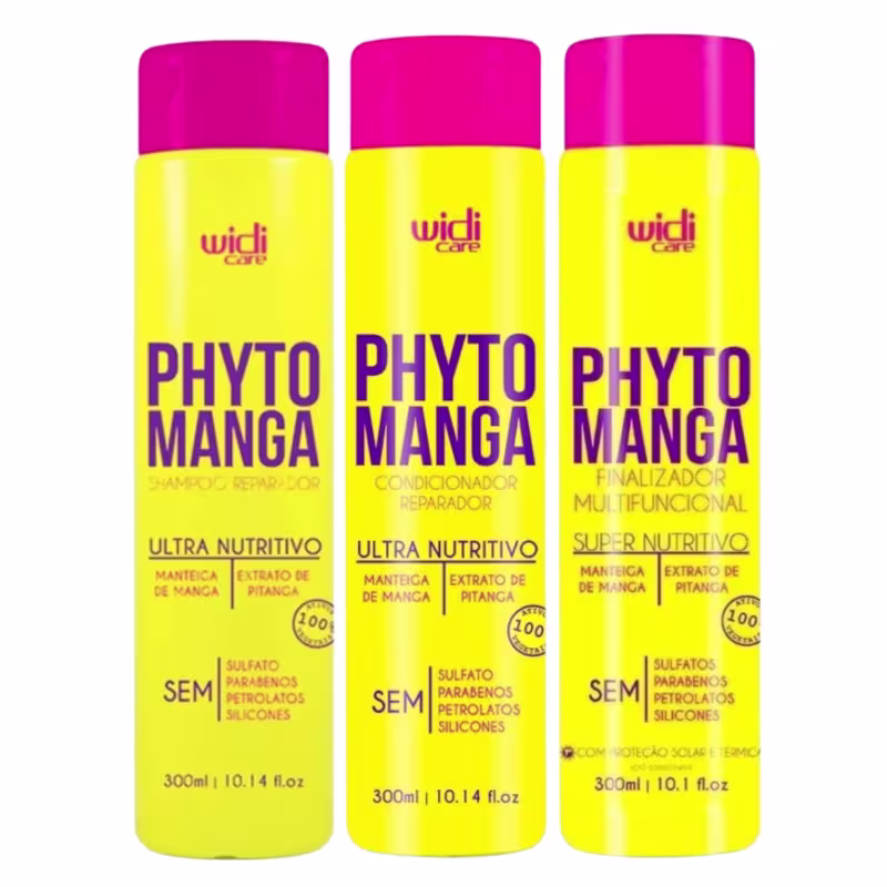 Kit Widi Care Phytomanga Shampoo Condicionador Finalizador