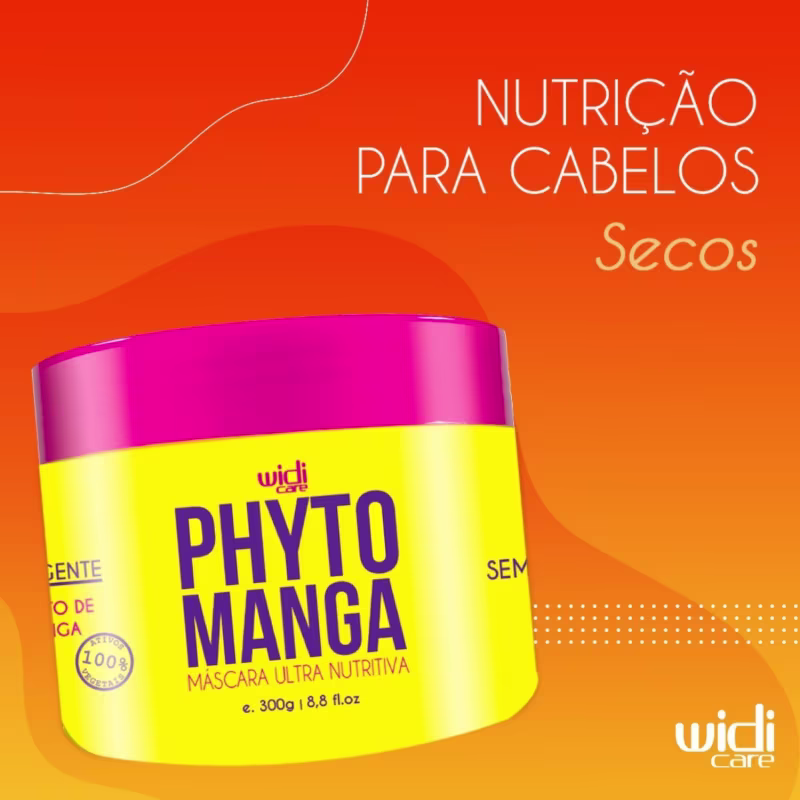 Kit Widi Care Phytomanga Curvaturas Ativador Leve e Mascara