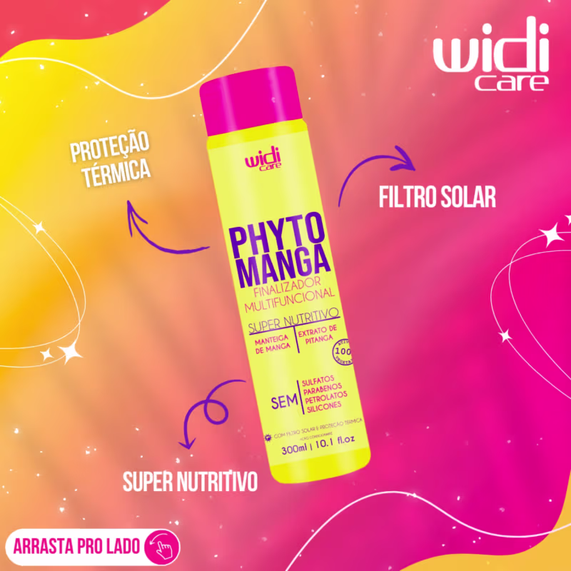 Kit Widi Care Phytomanga Curvaturas 6 Itens Ativador Forte