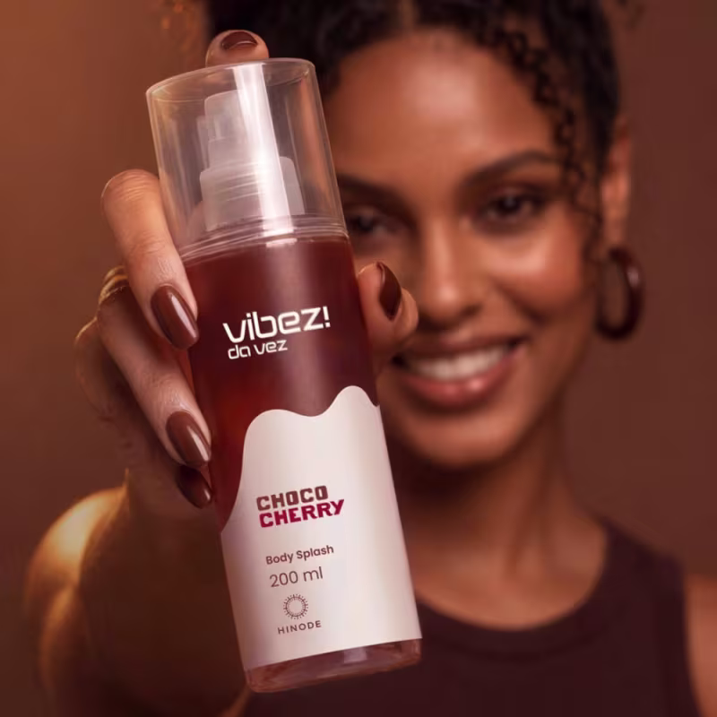 Body Splash Choco Cherry Vibez da Vez! Hinode 200ml