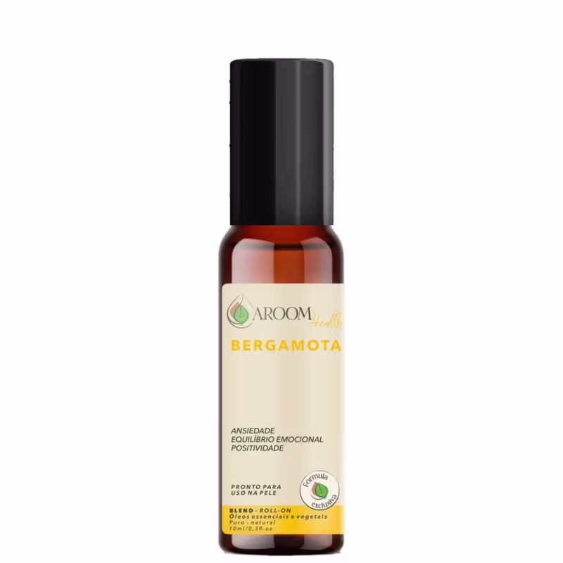 Fórmula exclusiva - Blend óleo essencial Bergamota - Roll-on 10 ml