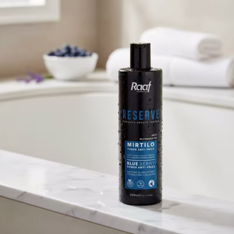 Selagem Capilar Orgânica Progressiva Reserve Blue Berry Raaf - Efeito de Salão - 300ml