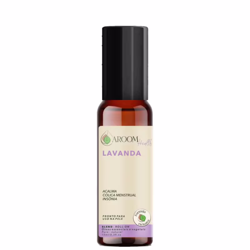 Fórmula exclusiva - Blend óleo essencial  lavanda - Roll-on 10 ml