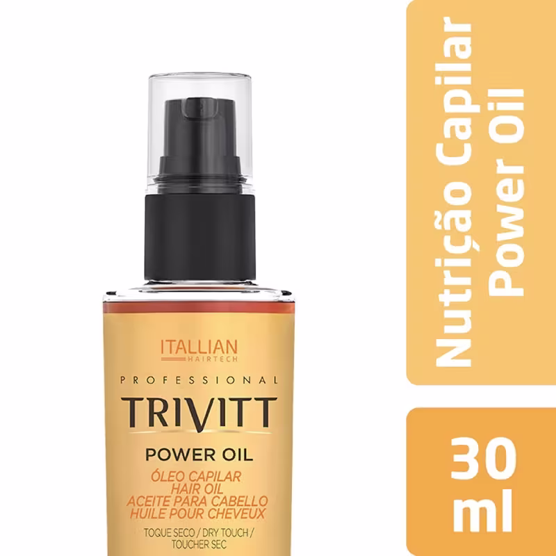 Kit Trivitt Hidratação Intensiva + Power Oil – Fios Saudáveis, Sedosos e Radiantes