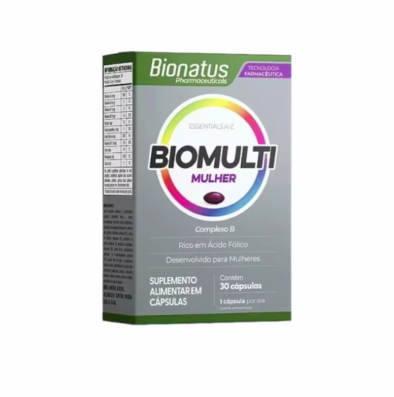 BIOMULTI MULHER 30CAPS BIONATUS