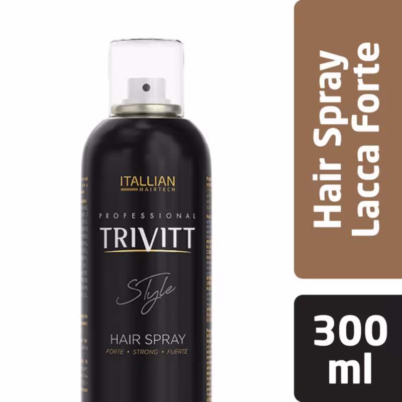 Kit Trivitt Cronograma + Hair Spray Fixador Laca Forte: Cuidado e Fixação em 4 itens